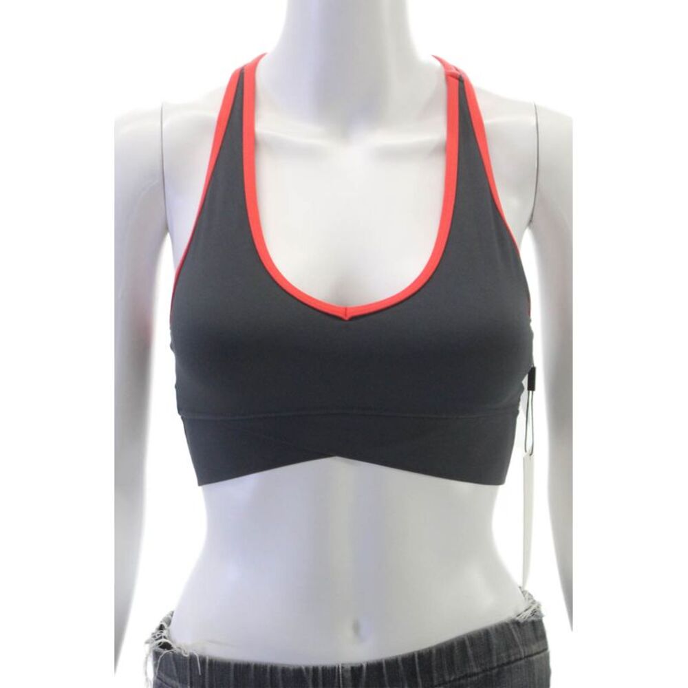 PE Nation Womens Color Block Vita Sports Bra Blue Red Size XS